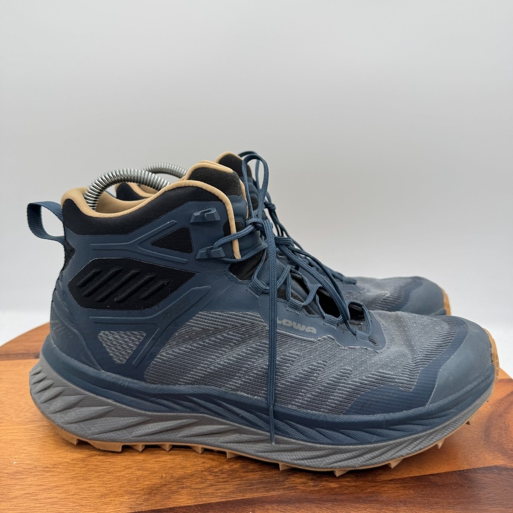 Lowa Fortux GTX QC All-Terrain Shoes Mens 10.5 Blue Trail Running Sneakers
